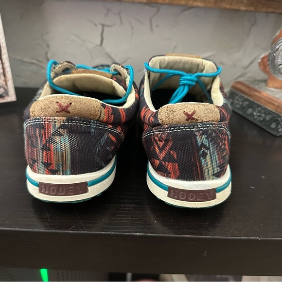 Twisted X Women's Hooey Loper, Moc Toe, Midnight Aztec Driving Sneaker Shoe S: 7 - Picture 5 of 9